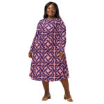 Long sleeve midi dress