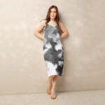Tie-strap midi dress