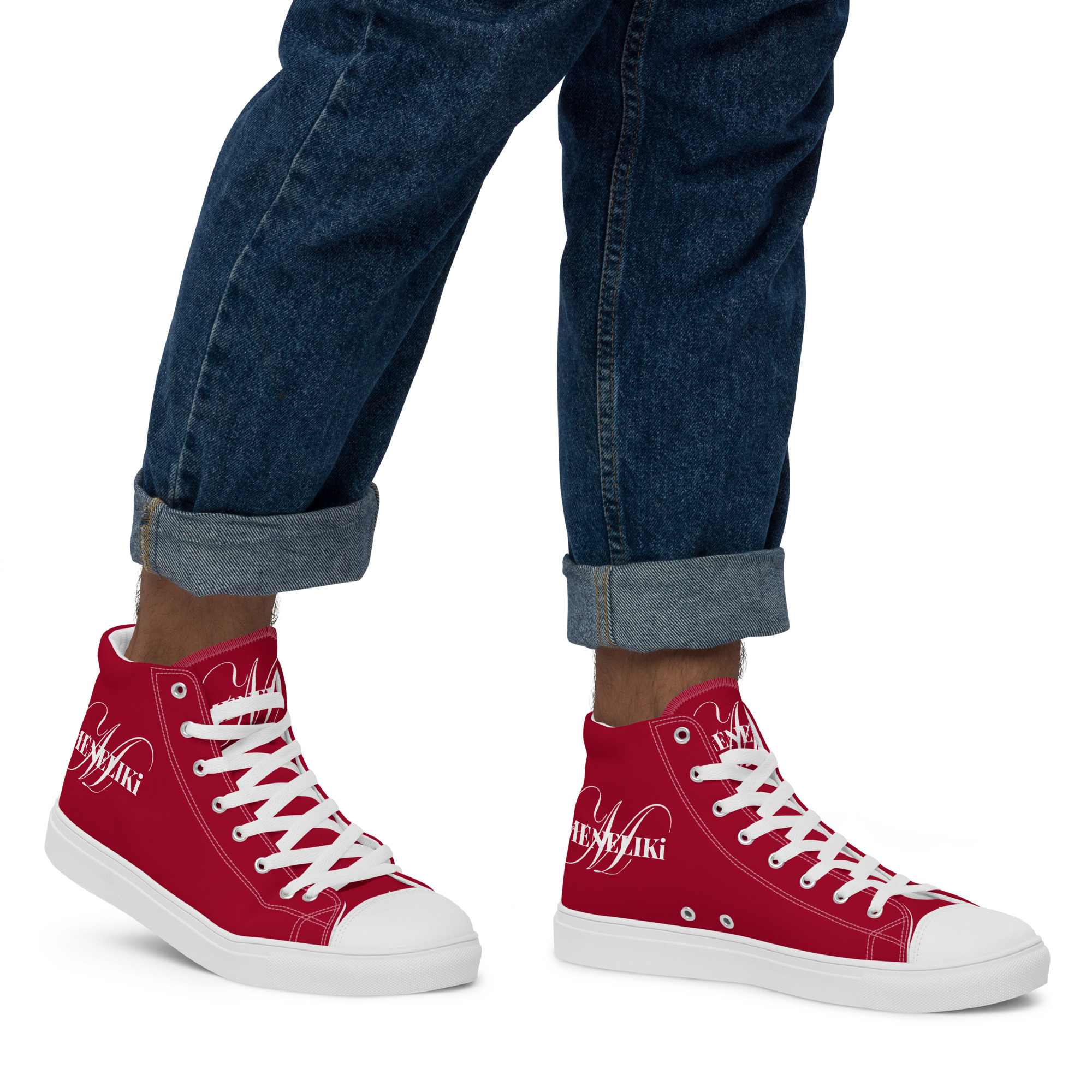 Men’s high top canvas shoes - Image 3