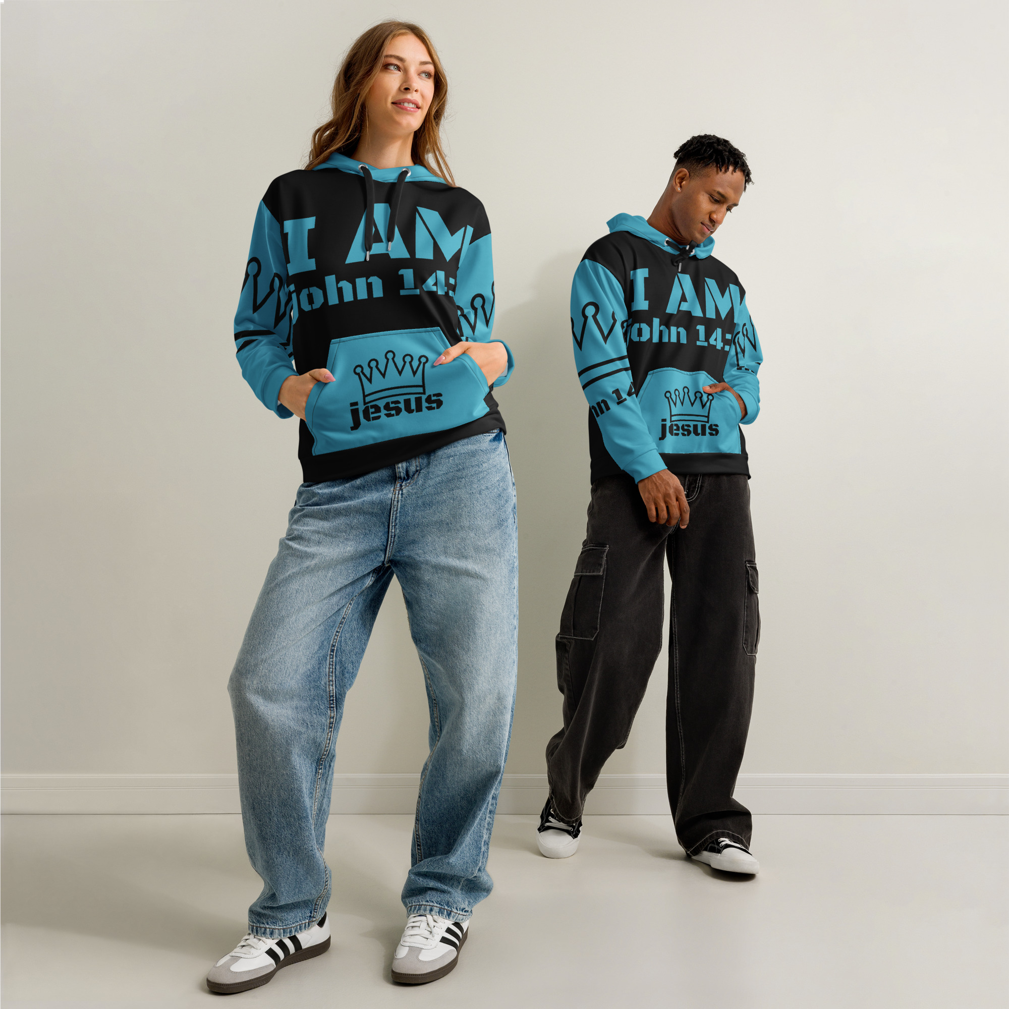 Unisex cotton hoodie